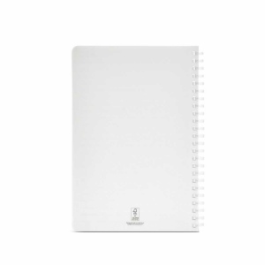Cahier à spirales Horace A5 rPP.160 pages FSC de 70 g/m² 12