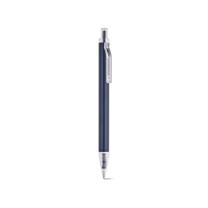Stylo Shakespeare en aluminium. Bleu, encre Dokumental® 0,5 km 6