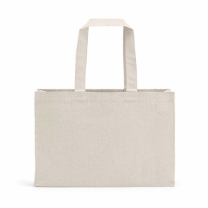 Sac de courses Makalu en coton recyclé. 280 g/m². Anses de 65 cm 24