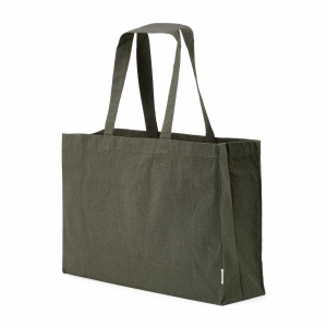 Sac de courses Makalu en coton recyclé. 280 g/m². Anses de 65 cm 8