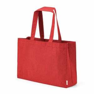 Sac de courses Makalu en coton recyclé. 280 g/m². Anses de 65 cm 3