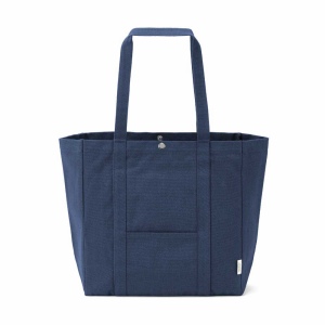 Sac de courses Damavand en coton 360 g/m². Fermeture à pression 16