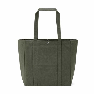 Sac de courses Damavand en coton 360 g/m². Fermeture à pression 18