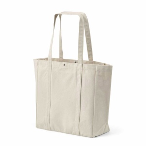 Sac de courses Damavand en coton 360 g/m². Fermeture à pression 20