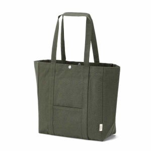 Sac de courses Damavand en coton 360 g/m². Fermeture à pression 5