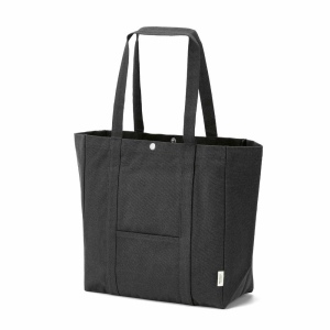 Sac de courses Damavand en coton 360 g/m². Fermeture à pression