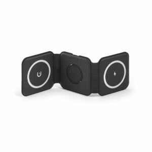 Chargeur rapide sans fil 3-en-1 Planck rABS. 15 W. Port USB-C 4