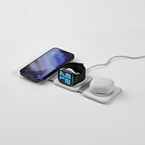 Chargeur rapide sans fil 3-en-1 Planck rABS. 15 W. Port USB-C 7