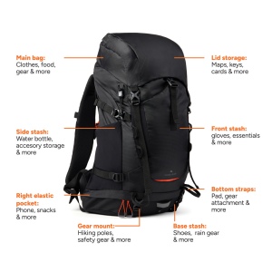 Sac à dos 33L en RCS Nordic Drift Trail 4