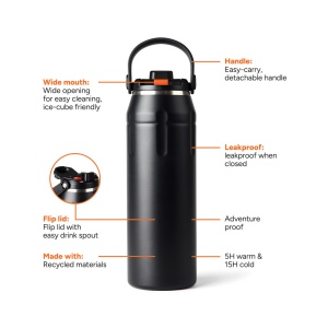 Bouteille isotherme 940ml Nordic Drift Trail RCS 4