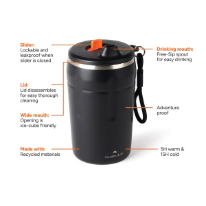 Tasse à café étanche 350ml Nordic Drift Trail RCS 4