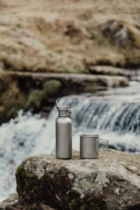 Bouteille d'eau 600ml ultra légère titane Nordic Drift Trail 19