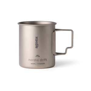 Tasse 450 ml ultra légère en titane Nordic Drift Trail 9