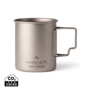 Tasse 450 ml ultra légère en titane Nordic Drift Trail 2