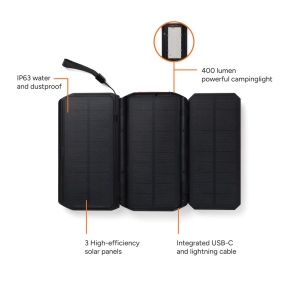 Powerbank solaire 10.000mAh Nordic Drift Titan 4