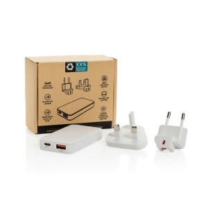 Chargeur plat 65W GAN avec connecteurs universels  Fluxo RCS 4