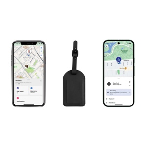 Étiquette à bagages avec géolocalisation Globefind Dual RCS 6
