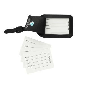 Étiquette à bagages avec géolocalisation Globefind Dual RCS 11
