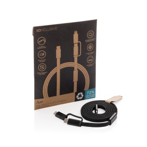 Câble de recharge rapide 60W 2-en-1 Arc RCS 11