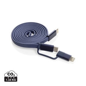 Câble magnétique 60W 2 en 1 Arc en PET RCS 5