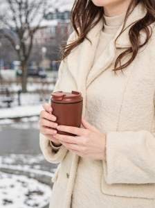 Tasse à café 220ml dans une boite cylindrique Pico Barista 44