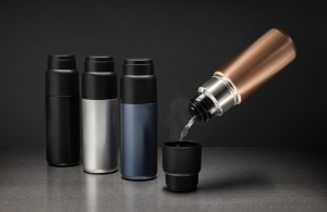 Bouteille isotherme 500ml avec tasse Thermocup RCS 22