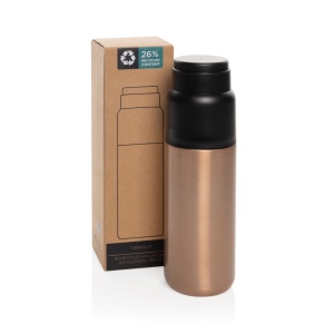 Bouteille isotherme 500ml avec tasse Thermocup RCS 36