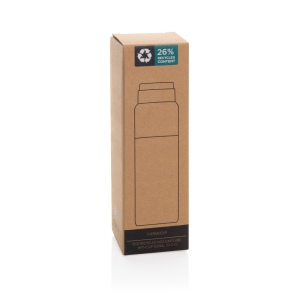 Bouteille isotherme 500ml avec tasse Thermocup RCS 44