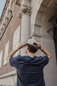 Casquette à 6 panneaux en coton sergé délavée BEAU AWARE™ 36