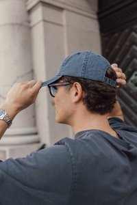 Casquette à 6 panneaux en coton sergé délavée BEAU AWARE™ 56