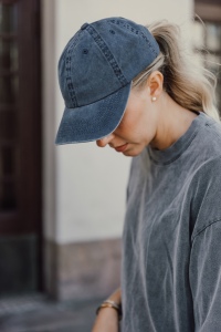 Casquette à 6 panneaux en coton sergé délavée BEAU AWARE™ 57