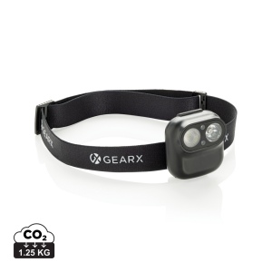 Lampe frontale avec capteur de mouvement en ABS RCS Gear X