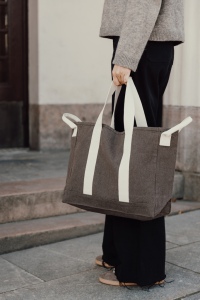 Sac de plage en toile recyclée 400g/m² BEAU AWARE™ 16