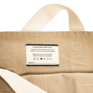 Sac de plage en toile recyclée 400g/m² BEAU AWARE™ 20