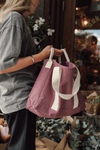 Sac de plage en toile recyclée 400g/m² BEAU AWARE™ 30