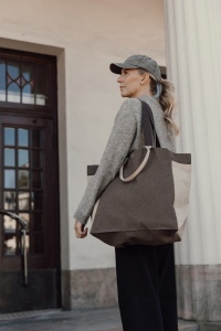 Sac shopping en toile recyclée 400 g/m² BEAU AWARE™ 21