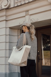 Sac shopping en toile recyclée 400 g/m² BEAU AWARE™ 11