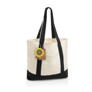 Sac cabas 350gsm en coton recyclé AWARE™ SHOP LOCAL 16