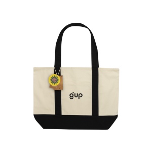 Sac cabas 350gsm en coton recyclé AWARE™ SHOP LOCAL 18