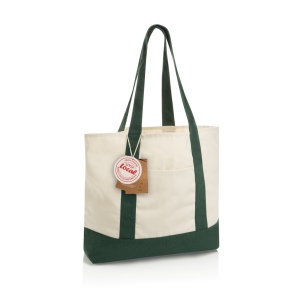 Sac cabas 350gsm en coton recyclé AWARE™ SHOP LOCAL 22