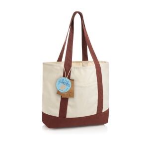 Sac cabas 350gsm en coton recyclé AWARE™ SHOP LOCAL 29