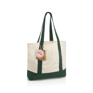 Sac cabas 350gsm en coton recyclé AWARE™ SHOP LOCAL 4