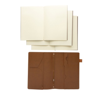 Carnet de notes 3 en 1 rechargeable en PU Daily Notes Binder 20