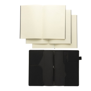 Carnet de notes 3 en 1 rechargeable en PU Daily Notes Binder 6