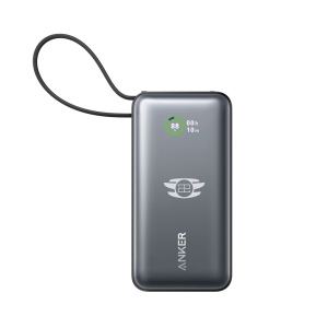 Powerbank 30W avec câble USB-C intégré Anker Nano 9
