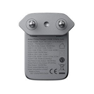 Chargeur 3 ports, GaN, 100W Anker Prime 5
