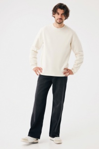 Sweater à col rond en coton recyclé IQONIQ Torla 123