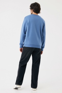 Sweater à col rond en coton recyclé IQONIQ Torla 261
