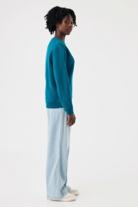 Sweater à col rond en coton recyclé IQONIQ Torla 276