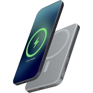 Batterie externe magnétique Avis 5000 mAh en aluminium recyclé RCS 3